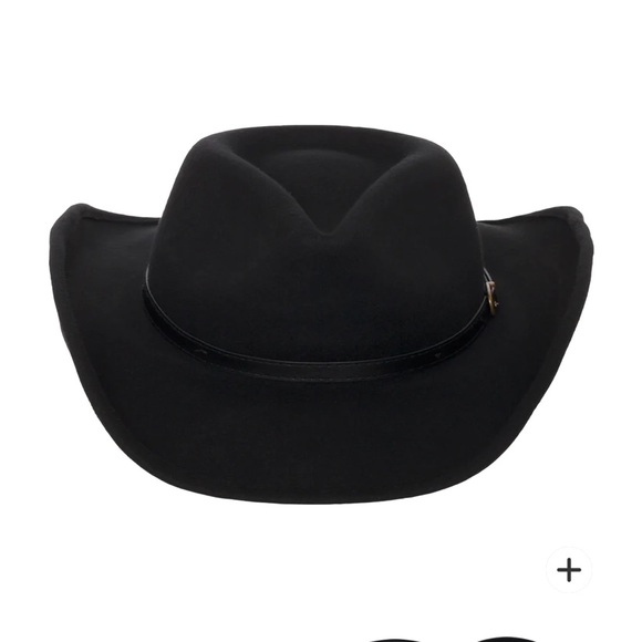 ✨Men’s outback wool cowboy hat Dakota black shapeable western felt 100% wool ✨ - Picture 4 of 16